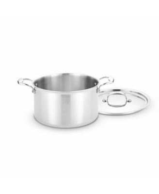 Полностью покрытая 8-литровая кастрюля для бульона серии Heritage Steel Titanium с крышкой