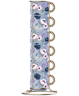 Фарфоровые чашки Bialetti Bridgerton, набор из 6 штук