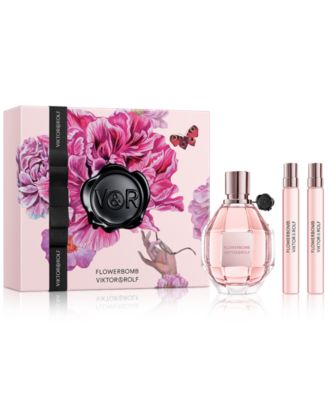 Viktor - Rolf, 3 шт. Подарочный набор парфюмированной воды Flowerbomb