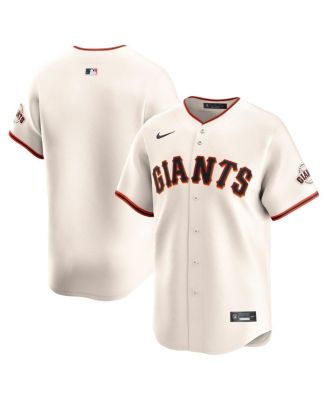 Мужская кремовая майка Nike San Francisco Giants Home Limited