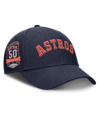 Мужская темно-синяя шляпа Nike Houston Astros Rise из габардина с регулируемой посадкой