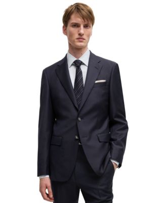 Мужская приталенная куртка из натуральной шерсти BOSS от Hugo Boss