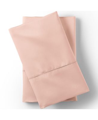 Наволочки для кровати из роскошного сатина из египетского хлопка Lands' End с количеством нитей 700 шт., без использования железа