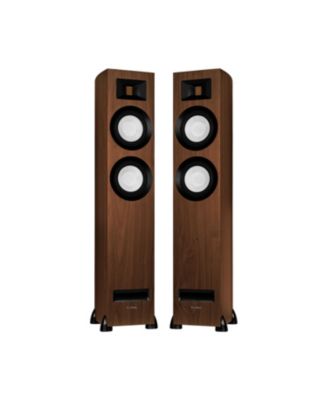 Колонки Fluance Powered Floorstanding Tower с твитерами AMT, усилителем мощностью 150 Вт, HDMI и Bluetooth brown