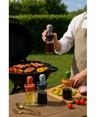 Дозатор для соуса с маслом для гриля-Синий