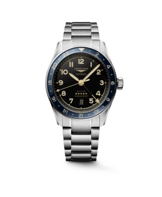 Мужские часы Longines Spirit Zulu Time с автоподзаводом из нержавеющей стали, 42 мм