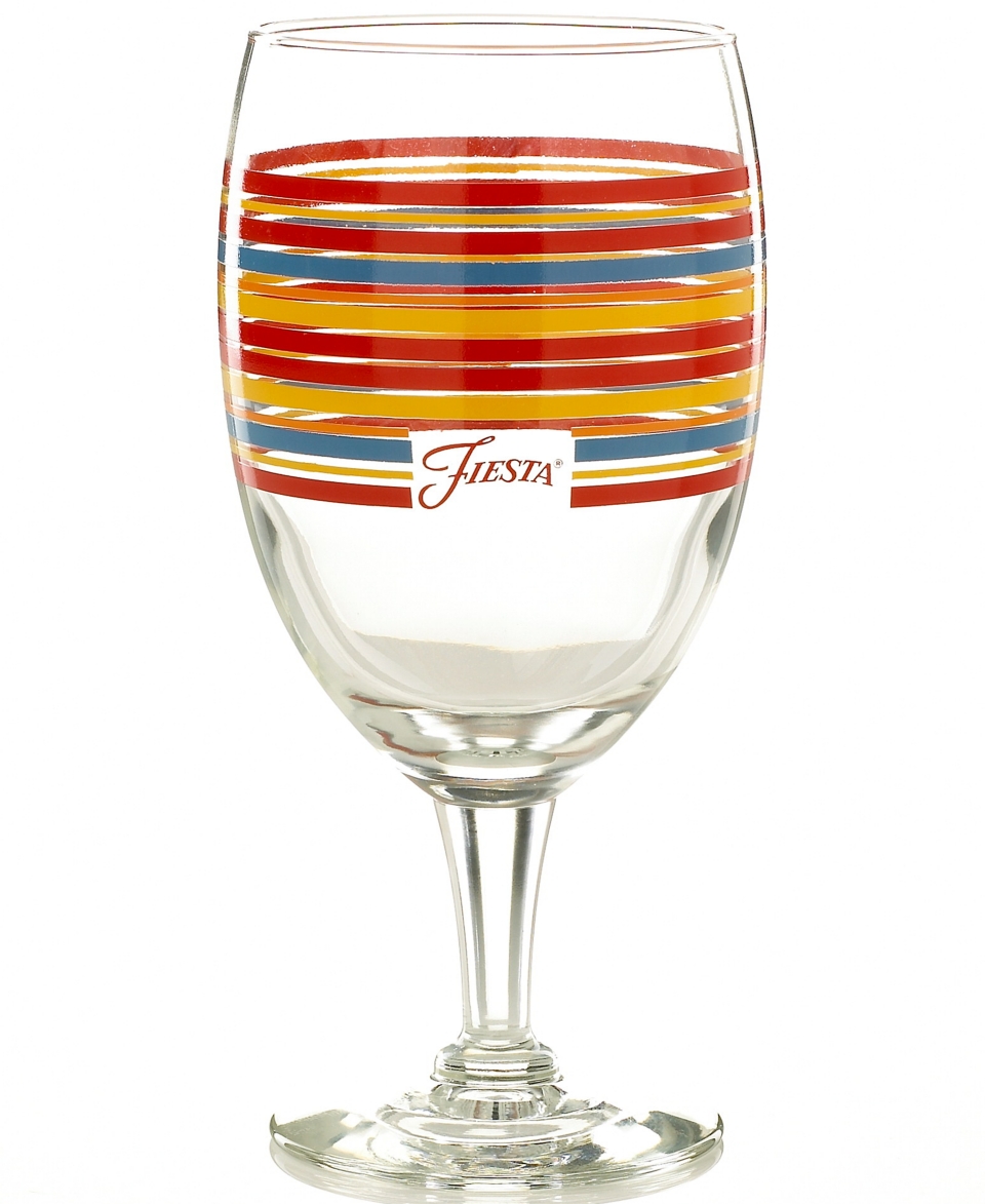 Fiesta Exclusive Bright 16 oz. Goblet, Set of 4   Glassware