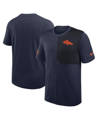 Мужская темно-синяя футболка Nike Denver Broncos Sideline UV Performance Coach от Nike