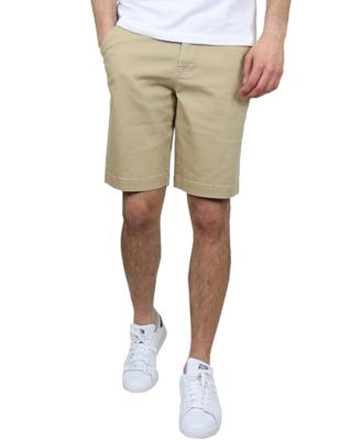 Мужские эластичные шорты-чино Galaxy By Harvic коричнево-бежевого цвета