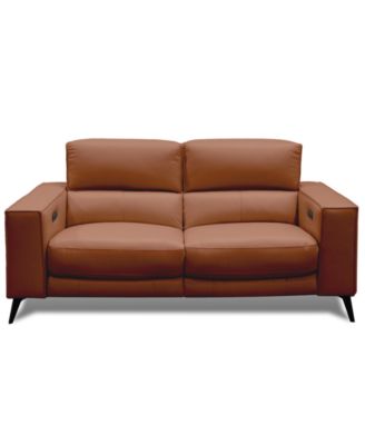 Neiwert 2-шт. Кожаный диван в сборе с 2 глубокими креслами с электроприводом