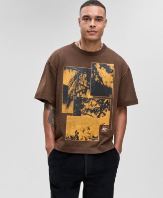 Мужская футболка свободного кроя с цифровым фотопечатью Mode of One, эксклюзивная модель Macy's