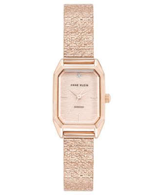 Женские кварцевые часы Regency из нержавеющей стали цвета розового золота Anne Klein, 21 мм