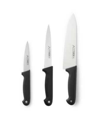 Набор поварских ножей Cat Cora Cutlery-Pro из 3 предметов с мягкой ручкой