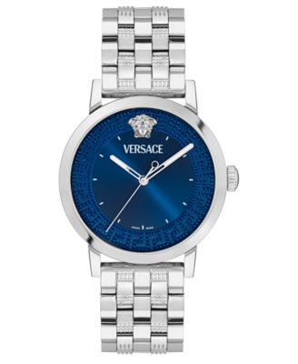 Мужские швейцарские часы-браслет из нержавеющей стали Albireo от Versace, 40 мм
