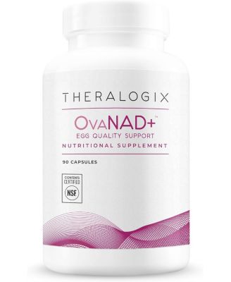 Theralogix OvaNAD+ - Поддерживает качество яйцеклеток и репродуктивное здоровье благодаря NR и птеростильбену, обеспечивает клеточную энергию, обеспечивает запас белизны на 90 дней.