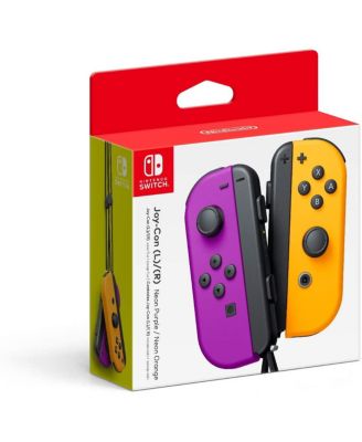 Для Nintendo переключатель радость-Кон контроллер 2 шт Неоновый фиолетовый и неоновый оранжевый - Нинтендо переключатель Multi