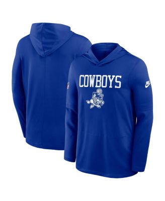 Мужская легкая футболка с капюшоном Nike Royal Dallas Cowboys Sideline Alt Pack Dri-FIT