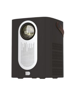 Домашний проектор RadioShack, Full HD 1080p LED, Портативный, HDMI и USB, для помещений и улицы, для домашнего кинотеатра, игр, потоковой передачи, Простая настройка, черный