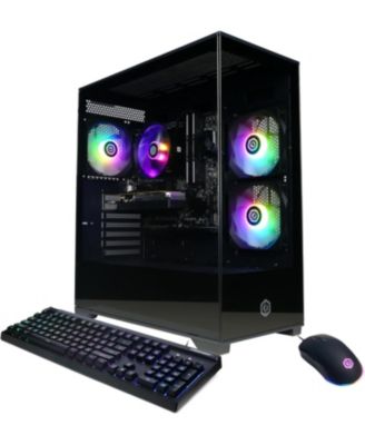 Домашний и игровой компьютер Ipason - AMD Radeon RX 6400 4G, Ryzen 5 5500, 16 ГБ оперативной памяти, 500 ГБ SSD, Win 11 - Готов к повседневному использованию и легким играм, черный