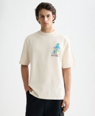 Мужская футболка SCOTCH & SODA свободного кроя с коротким рукавом и графическим рисунком от SCOTCH & SODA