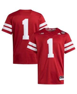 Мужская футболка Adidas 1 Scarlet Nebraska Huskers Premier от Adidas