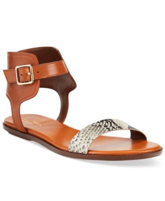 cole haan barra flat sandal