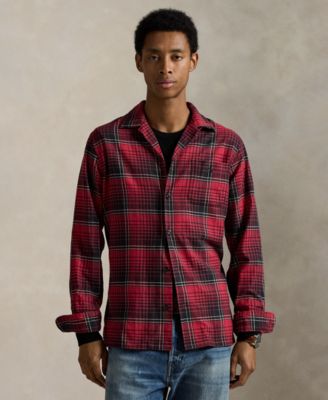 Мужская матовая рубашка Polo Ralph Lauren Performance с длинным рукавом