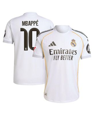 Мужская футболка Adidas Kylian Mbappé White Реал Мадрид 2025/26 Домашняя Аутентичная футболка игрока