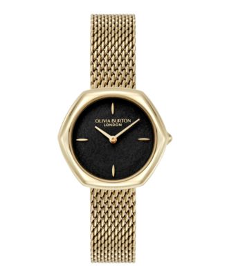 Женские часы-браслет Olivia Burton с золотым браслетом из нержавеющей стали, 28,5 мм