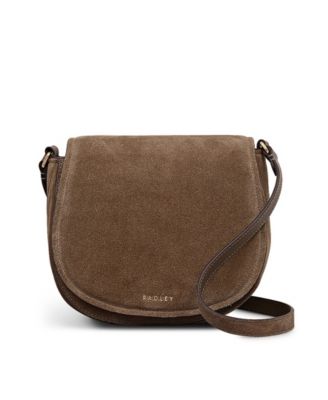 Сумка через плечо с откидной крышкой Radley London Liverpool Gardens коричневого цвета