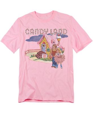 Hasbro+ мужская футболка Candy Land Cotton Candy Land розовая
