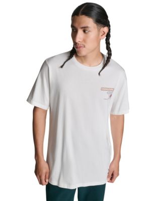 Мужская футболка Converse со звездным шевроном белого цвета