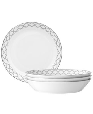 Noritake Eternal Palace, 4 предмета Набор обеденных тарелок-купе, Сервиз на 4 персоны