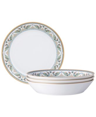 Набор Noritake Serene Garden из 4 обеденных мисок-купе, 9-3/4 дюйма, 43 унции.