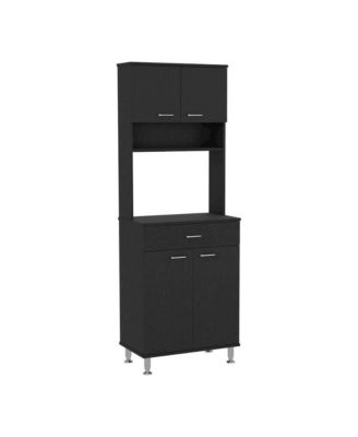 Шкаф-купе Tuhome Della 60 из черного МДФ