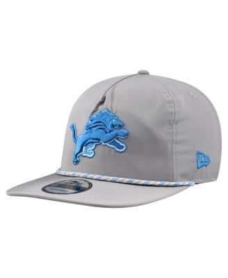 Мужская серебряная шляпа New Era Detroit Lions Rope 19 TWENTY серебристого цвета