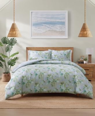 Tommy Bahama Floral Enchantment, 3 шт. Комплект постельного белья, Полный/Queen
