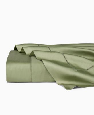 Плоская простыня из хлопка SFERRA Fiona, двухцветная зеленая