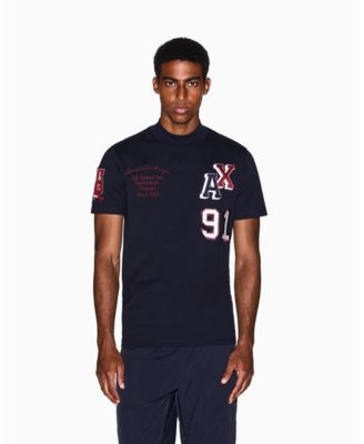 Мужская футболка A|X Armani Exchange с несколькими значками и логотипом