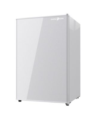 Отдельно стоящий мини-холодильник Snowlion Premium объемом 122 л с массивной дверцей и объемом 4,3 кубических фута под столешницей белого цвета
