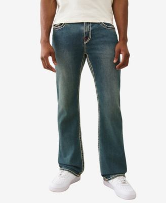 Мужские джинсы Billy Bootcut с веревочным швом и клапаном True Religion для мужчин