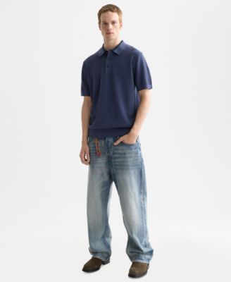 Мужская рубашка поло из структурированного трикотажа обычного покроя от SCOTCH & SODA