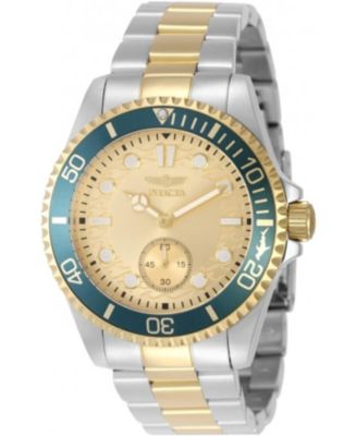 Мужские кварцевые часы Invicta 49425 Pro Diver с золотым циферблатом VD78