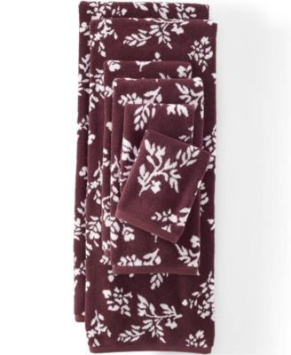 Набор банных полотенец из жаккардового хлопка Lands' End из 6 частей