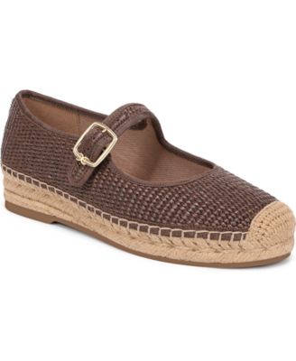 Женские туфли-эспадрильи Mackie Mary Jane на плоской подошве от Sam Edelman коричневого цвета