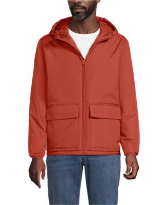 Мужская утепленная куртка с капюшоном без перьев Lands'End