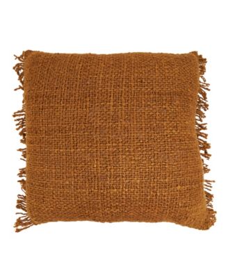Декоративная подушка с поли-наполнителем Saro Lifestyle Fringe, 20