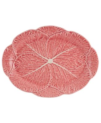 Капуста Бордалло Пиньейру на большом овальном блюде толщиной 17 дюймов