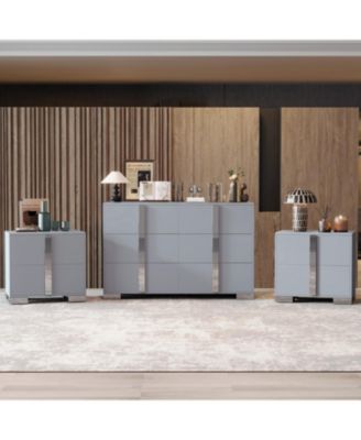 Комод Streamdale Furniture с 6 выдвижными ящиками и 2 прикроватными тумбочками