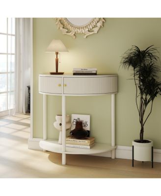 Консольный столик Streamdale Furniture Artisan Wave Demi-Lune